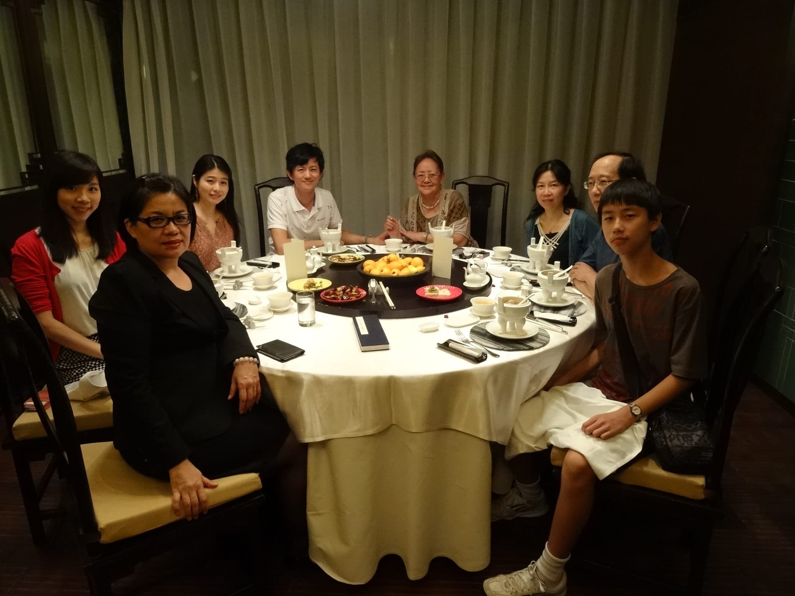 和台灣朋友聚餐